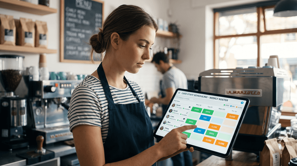 Cafe Staff Scheduling for Part-Time Teams