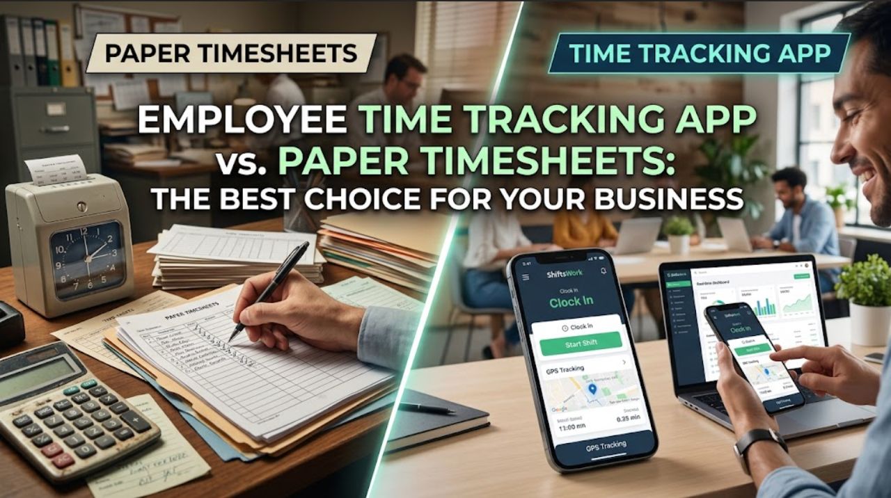 Employee Time Tracking App vs Paper Timesheets